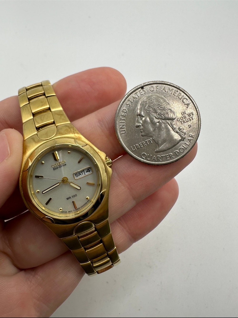 Citizen Gold-Tone Women's Watch with White Dial